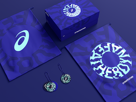 亚瑟士DYNAFEATHER包装设计