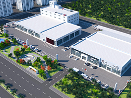 锦宇汽车园区未来效果图