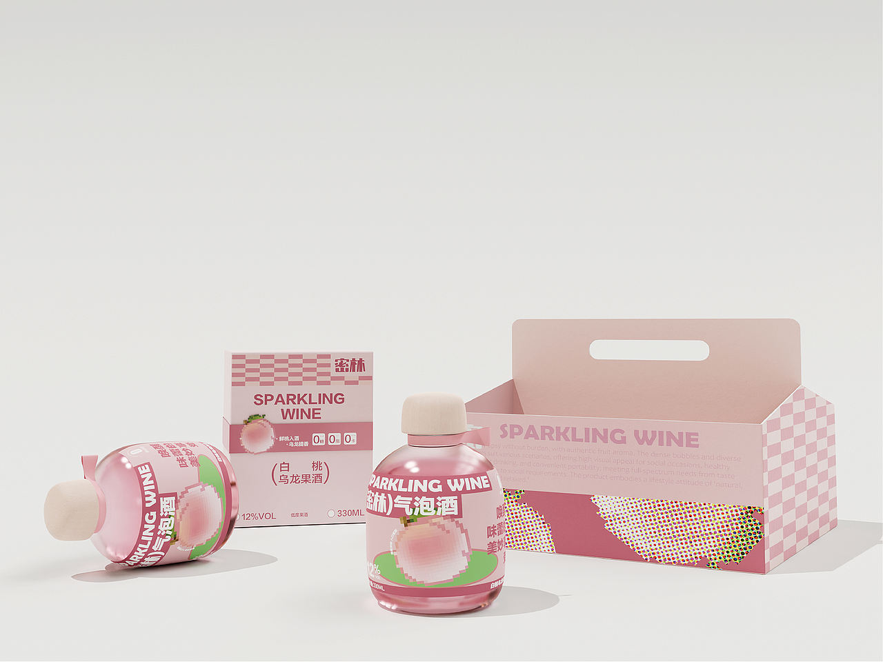 密林微醺果味气泡酒 | 包装设计（图ZNDAyNzYwNDE2） - 产品 - 站酷设计师噜噜咩原创素材 - 站酷ZCOOL