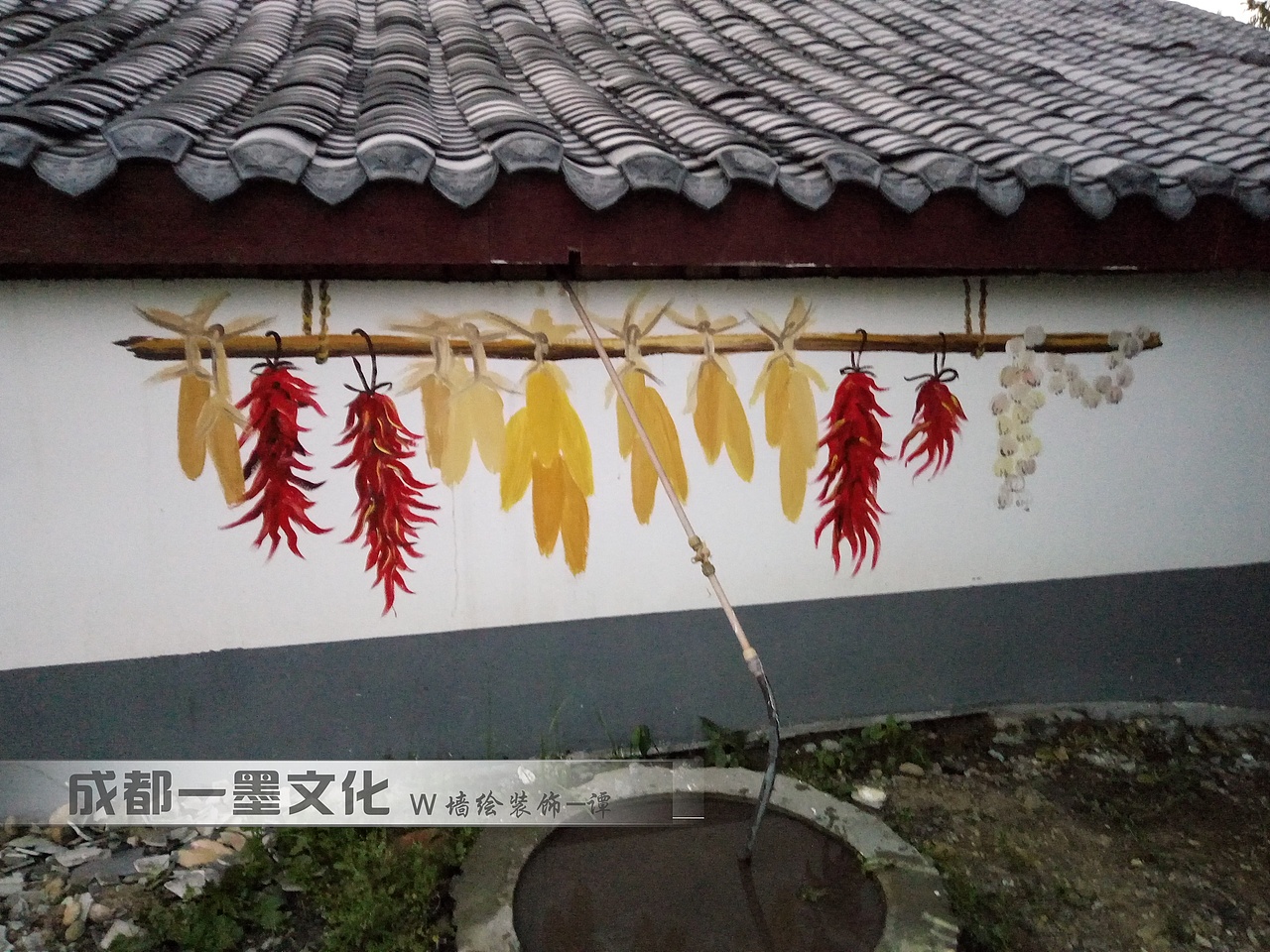 乡村振兴，新农村壁画，乡村壁画（图ZNDAyNzYxMjUy） - 绘画 - 站酷设计师成都墙绘壁画原创素材 - 站酷ZCOOL