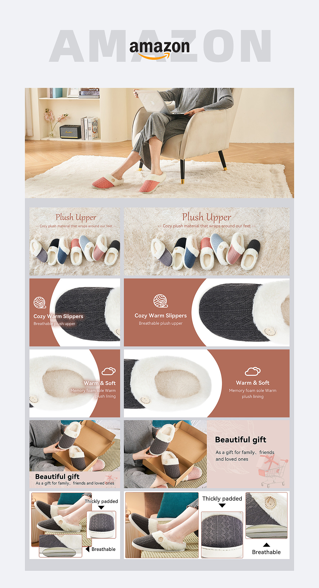 針織扣子棉拖（圖ZNDAyNzYyMjY4） - 電商 - 站酷設(shè)計(jì)師小戴在學(xué)習(xí)原創(chuàng)素材 - 站酷ZCOOL