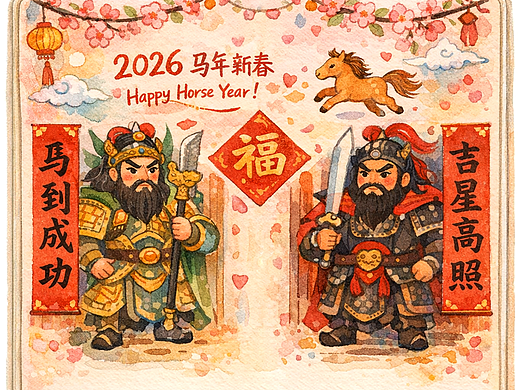 2026马年贺卡