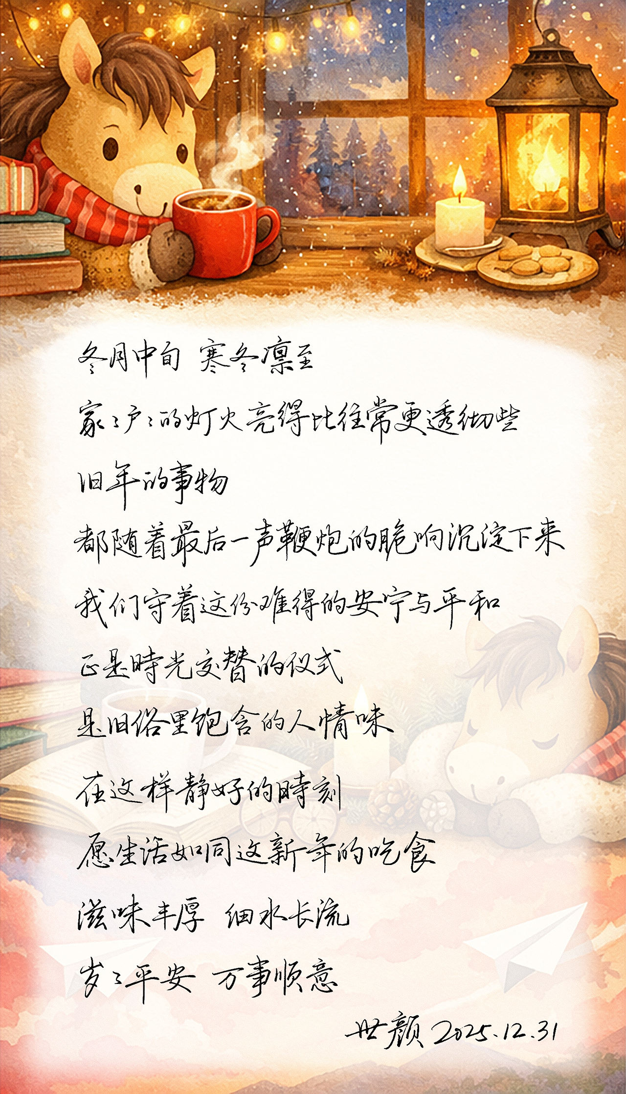 2026马年贺卡（图ZNDAyNzY1MzEy） - 创作习作 - 站酷设计师世颜Tassel原创素材 - 站酷ZCOOL