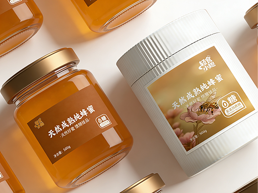 轻食小趣蜂蜜包装设计