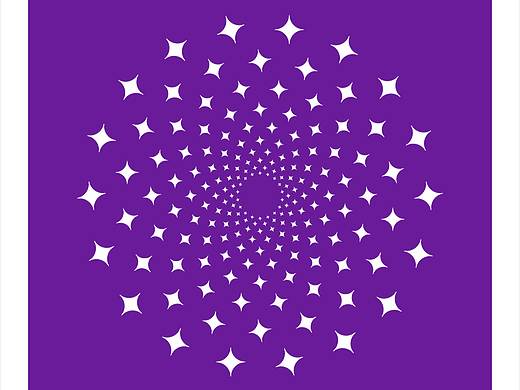 Adobe Illustrator 對(duì)數(shù)螺旋圖案（個(gè)人主頁-ZNzMxNzMwMjQ=） - 海報(bào) - 站酷設(shè)計(jì)師夜深人不靜hh原創(chuàng)素材 - 站酷ZCOOL