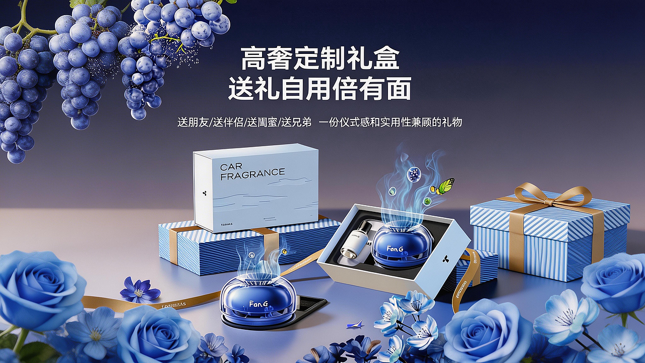 车载香薰产品渲染，你会买吗！（图ZNDAyNzc0OTgw） - 产品 - 站酷设计师加汤的汤姆原创素材 - 站酷ZCOOL
