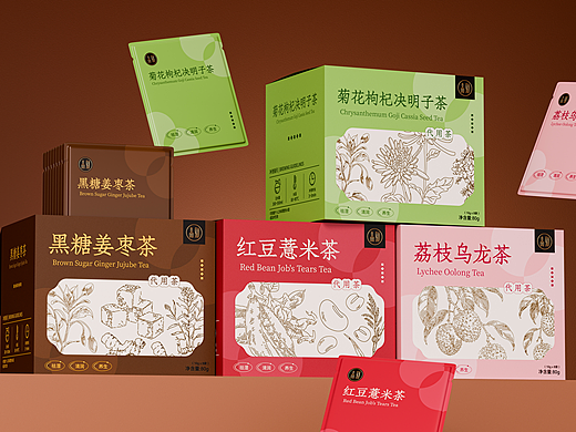 原创 | 茶包装设计 | 新中式