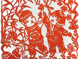 原创剪纸，万一青梅竹马，两小无猜