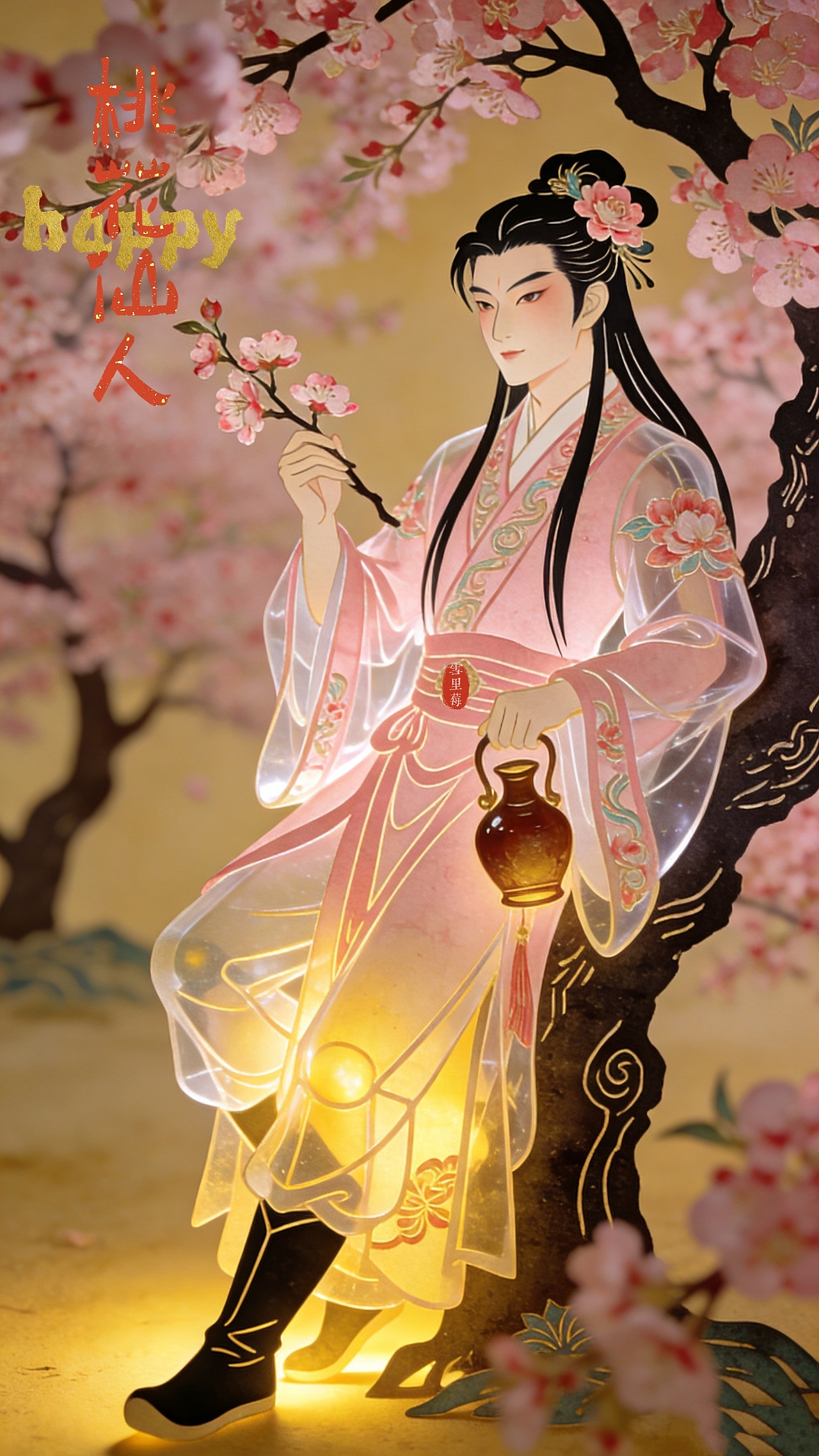 2026马年贺新春之“桃花庵歌”动画短片原创设计（图ZNDAyNzg2NDY4） - 其他动漫 - 站酷设计师雪里莓工作室原创素材 - 站酷ZCOOL