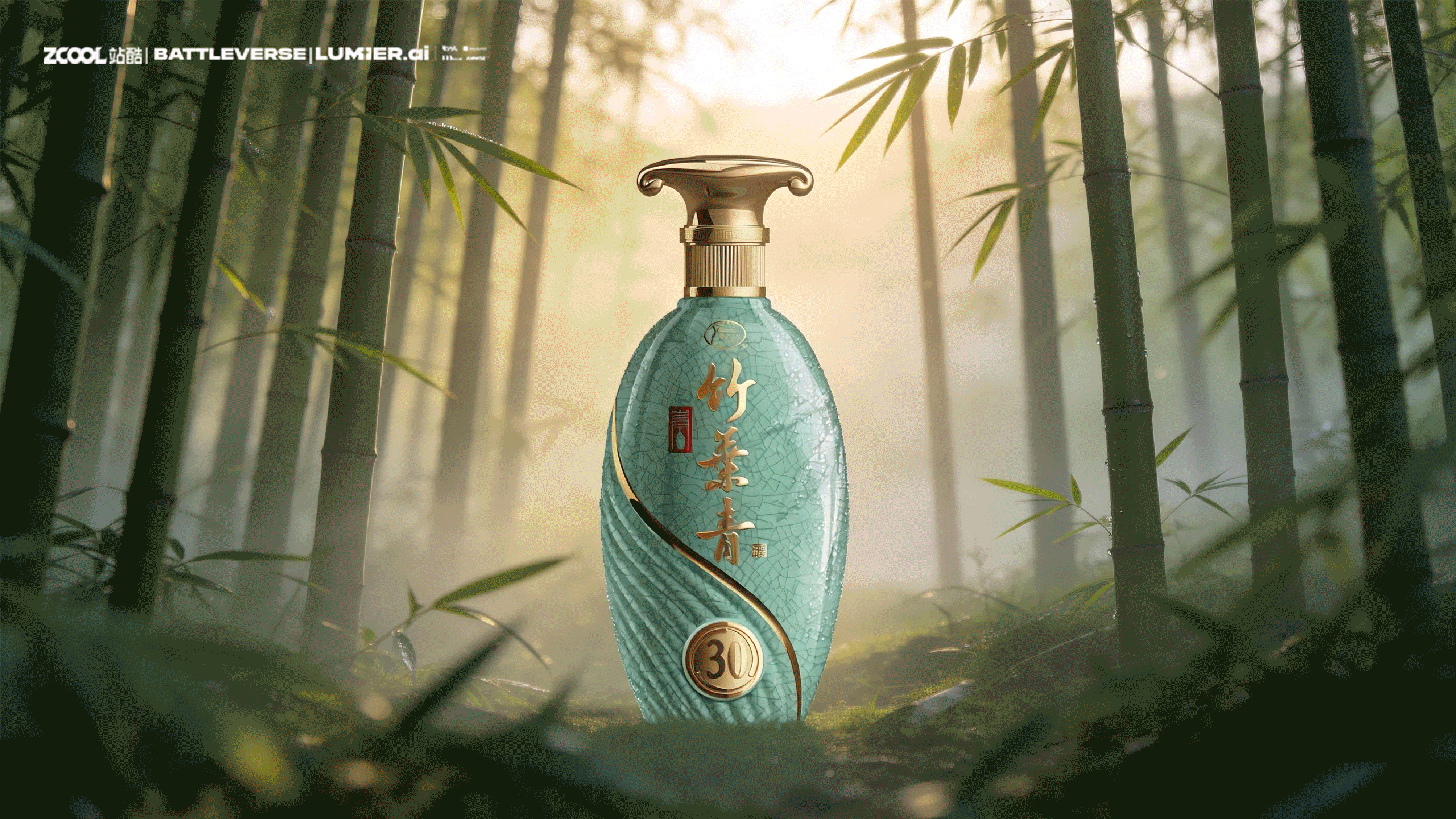 竹叶青汾酒 贺新春（图ZNDAyNzg4MjMy） - AI作品 - 站酷设计师小猪品牌设计原创素材 - 站酷ZCOOL