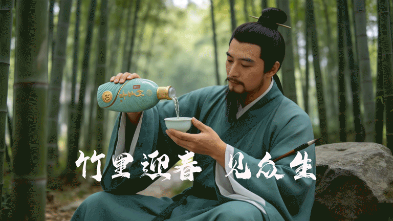 竹叶青汾酒 贺新春（图ZNDAyNzg4Mjg0） - AI作品 - 站酷设计师小猪品牌设计原创素材 - 站酷ZCOOL