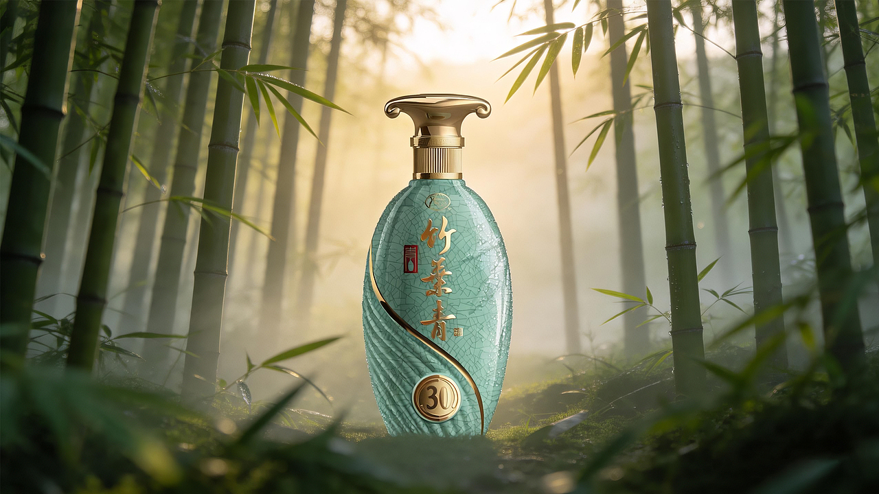 竹叶青汾酒 贺新春（图ZNDAyNzg4Mjg4） - AI作品 - 站酷设计师小猪品牌设计原创素材 - 站酷ZCOOL