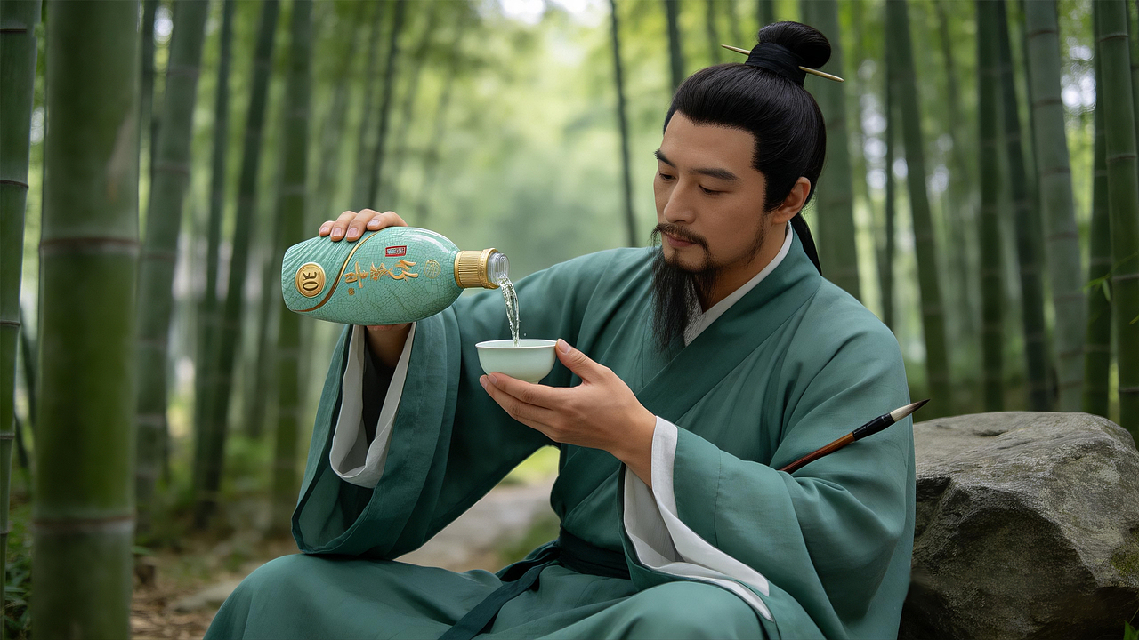 竹叶青汾酒 贺新春（图ZNDAyNzg4MzAw） - AI作品 - 站酷设计师小猪品牌设计原创素材 - 站酷ZCOOL