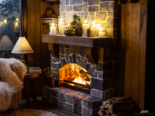 1/12比例，手作治癒小屋