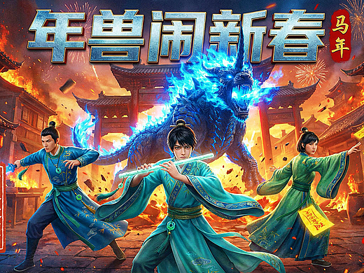 仙途之云栖篇   年兽闹新春