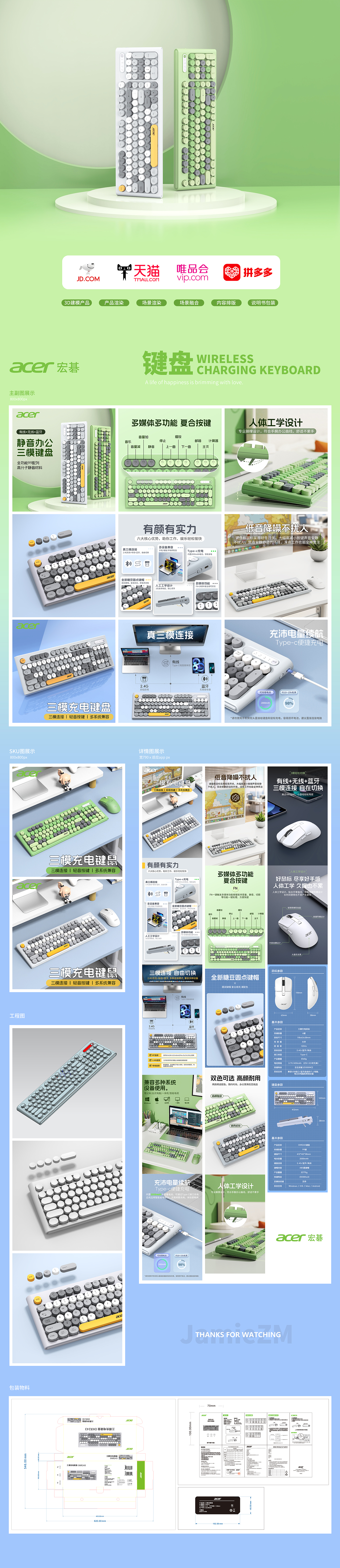 宏碁 圆帽蒸汽朋克键盘套装（图ZNDAyNzk3MDM2） - 其他平面 - 站酷设计师JamieZM原创素材 - 站酷ZCOOL
