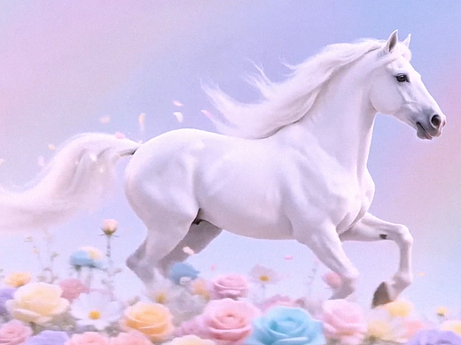 縱馬踏花向自由（個(gè)人主頁-ZNzMxNzU3MjA=） - AI作品 - 站酷設(shè)計(jì)師貓貓兔兔子原創(chuàng)素材 - 站酷ZCOOL