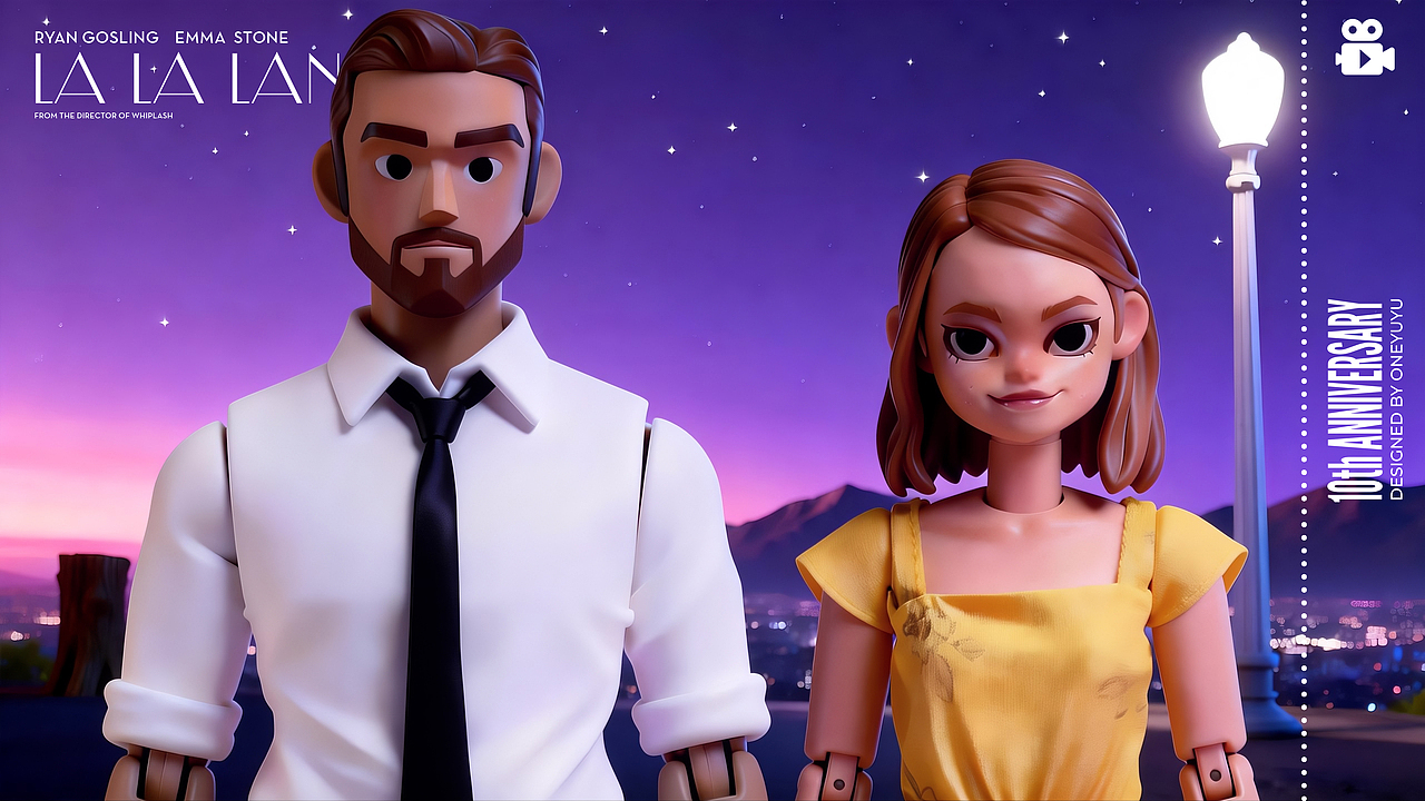 Toy of lalaland 爱乐之城（图ZNDAyODAwNjg0） - AI作品 - 站酷设计师万鱼鱼原创素材 - 站酷ZCOOL