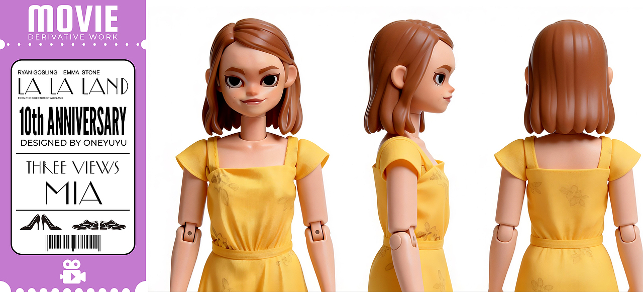 Toy of lalaland 爱乐之城（图ZNDAyODAwNzA4） - AI作品 - 站酷设计师万鱼鱼原创素材 - 站酷ZCOOL