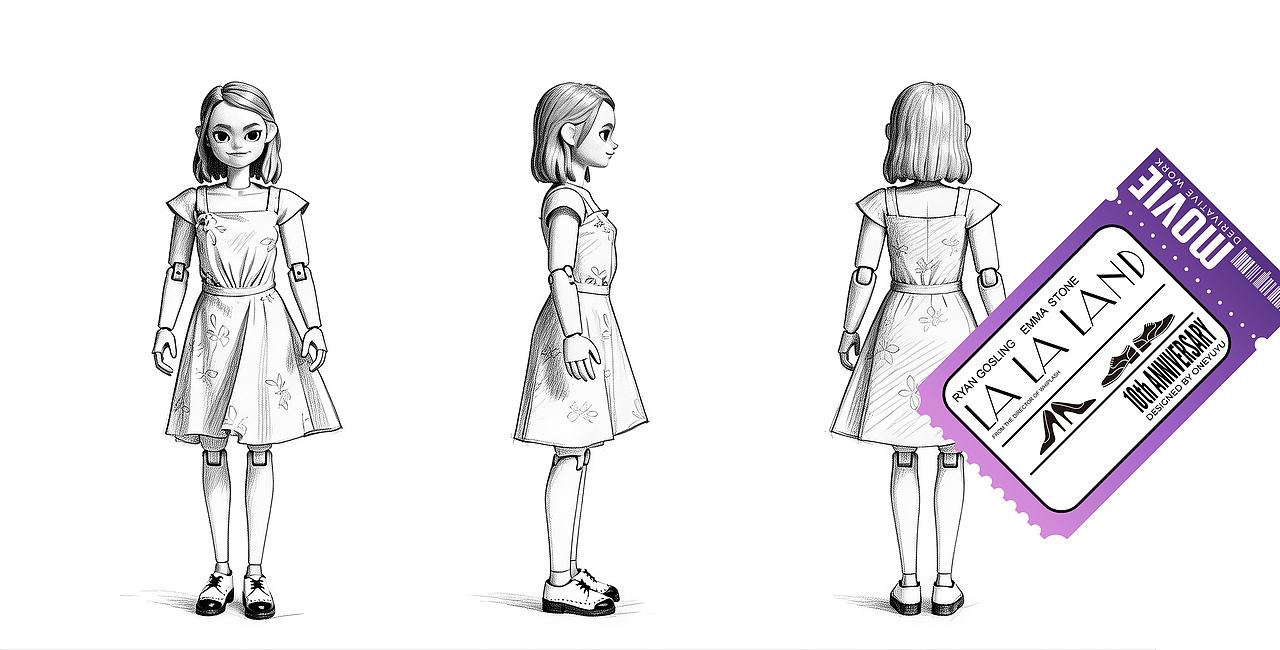 Toy of lalaland 爱乐之城（图ZNDAyODAwODE2） - AI作品 - 站酷设计师万鱼鱼原创素材 - 站酷ZCOOL