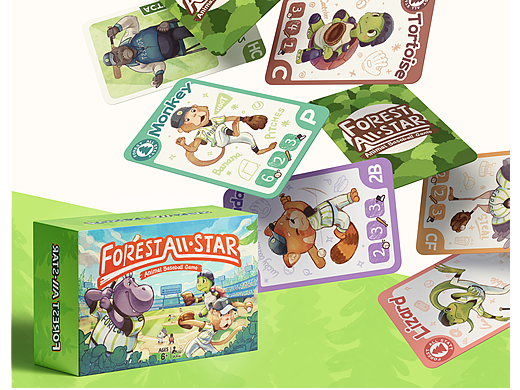 儿童桌游-动物棒球队