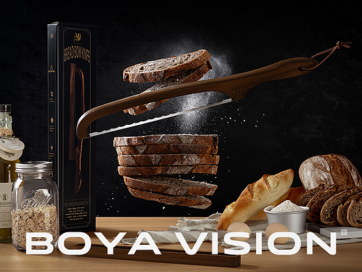 海外厨房用品摄影 ｜BreadBow Knife 面包刀 X BOYA