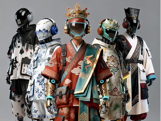 传统遇上赛博 机甲里藏着文化魂