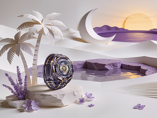 哇哦 这纸艺童话里藏着块手表