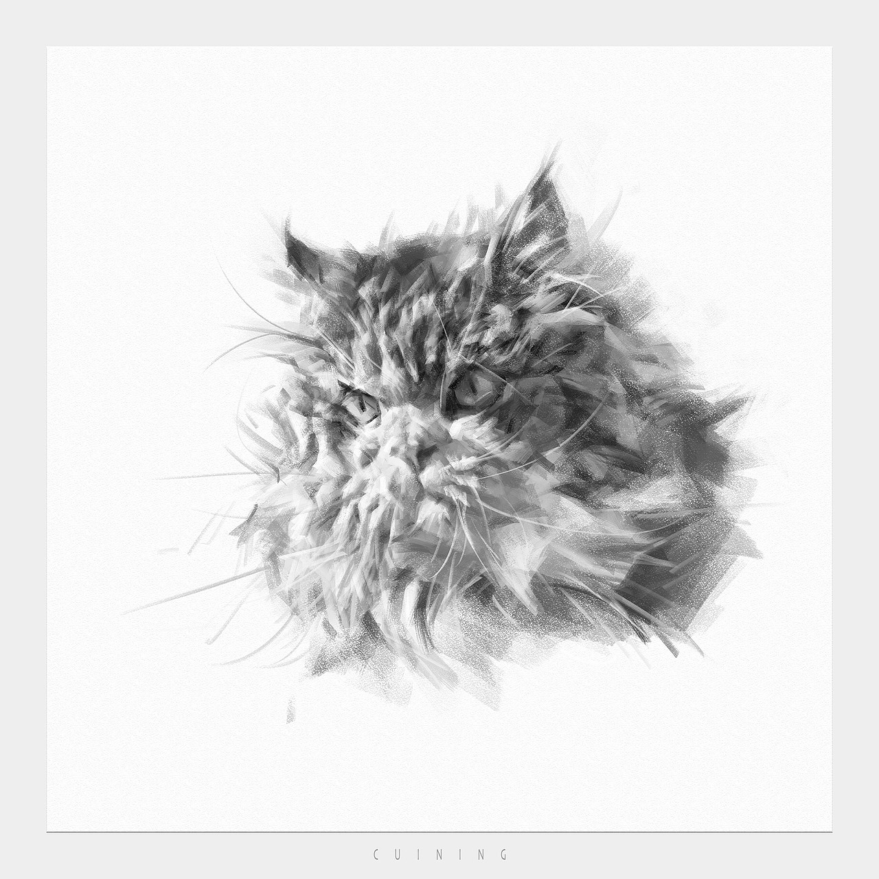 猫素描（图ZNDAyODE4NDQ0） - 绘画 - 站酷设计师cuin62原创素材 - 站酷ZCOOL