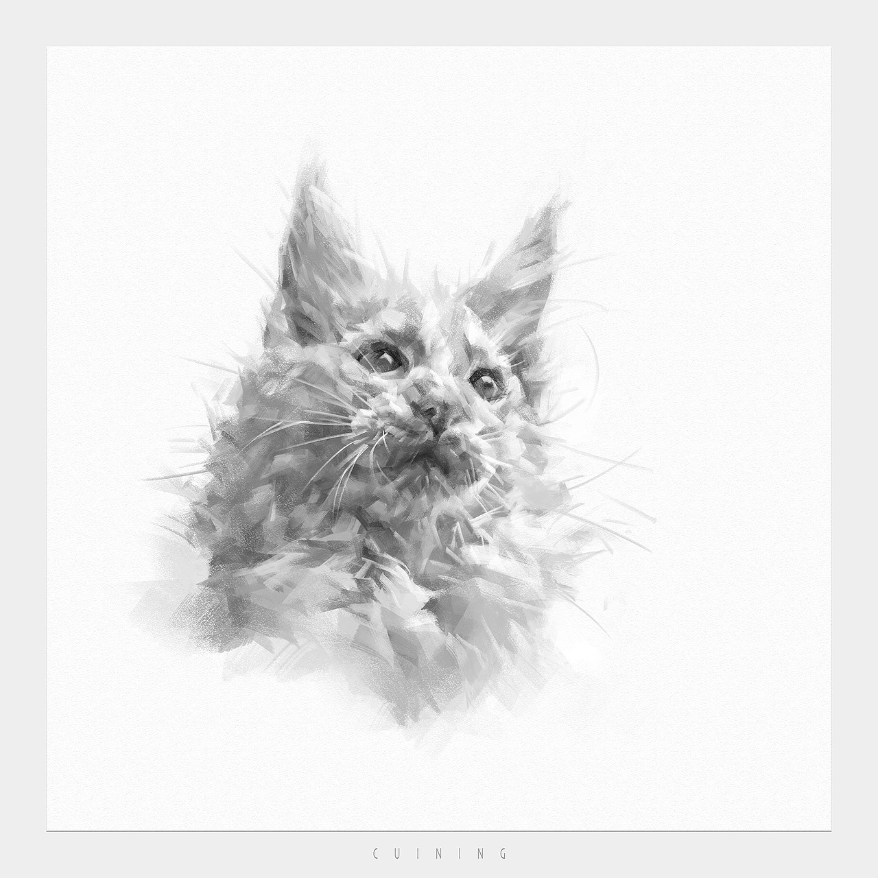 猫素描（图ZNDAyODE4NDU2） - 绘画 - 站酷设计师cuin62原创素材 - 站酷ZCOOL