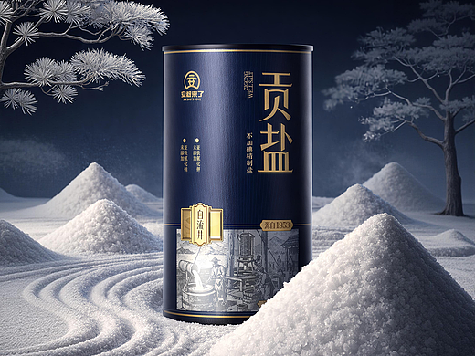 如何打造一款高端精致贡盐包装设计｜北京灵丹创意