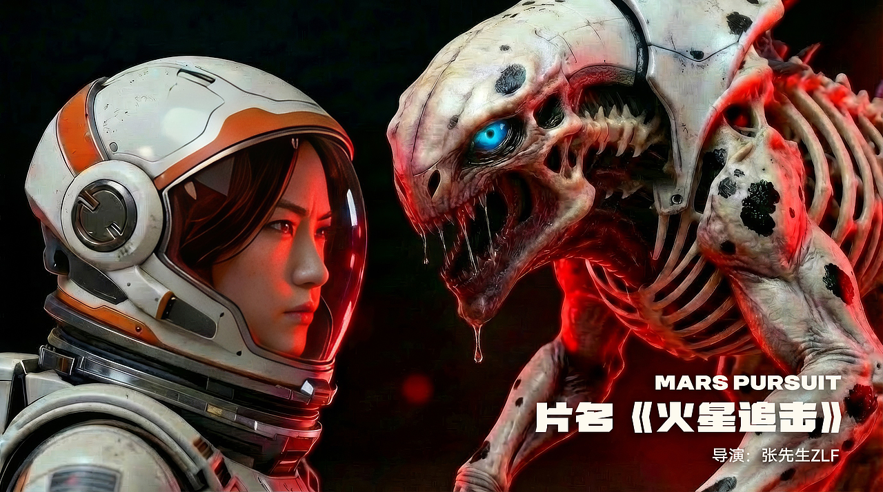 你敢信,个人手搓AI史诗感大片《火星追击》!(图ZNDAyODIyNjcy) - AI作品 - 站酷设计师张先生设计工作室原创素材 - 站酷ZCOOL