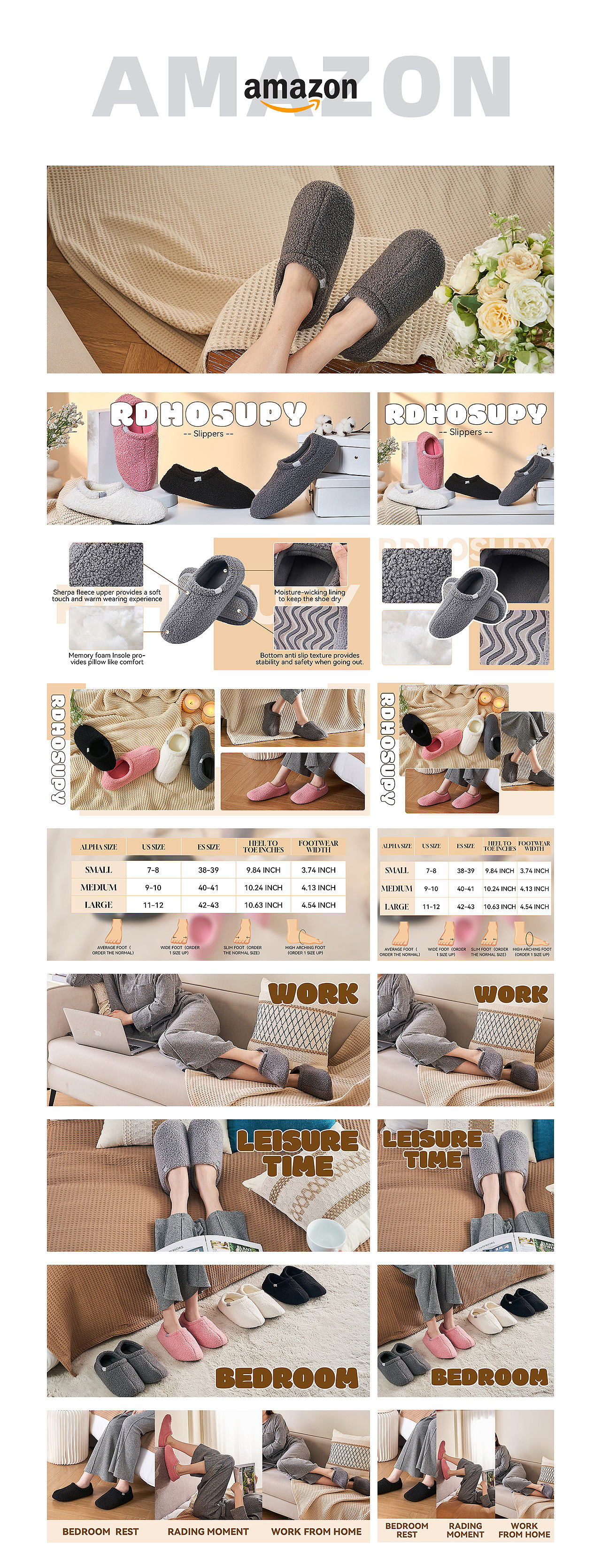 美國(guó)站亞馬遜同材質(zhì)不同款搖粒絨棉拖（圖ZNDAyODI2NjU2） - 電商 - 站酷設(shè)計(jì)師小戴在學(xué)習(xí)原創(chuàng)素材 - 站酷ZCOOL