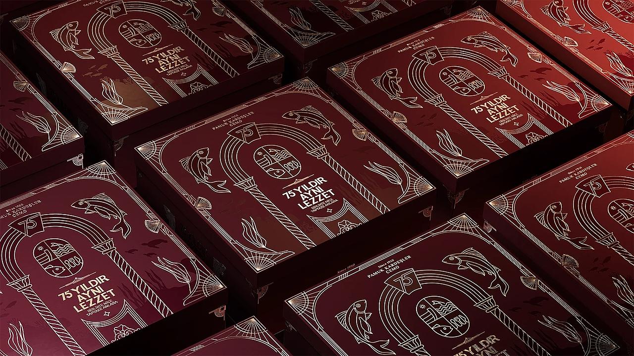 Pamuk Kardeşler Cemo 75周年华诞的礼盒包装设计（图ZNDAyODI3MDI4） - 包装 - 站酷设计师宏洛图品牌设计原创素材 - 站酷ZCOOL