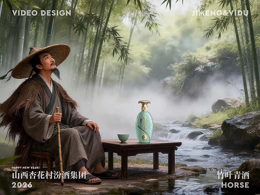 竹叶青酒-竹韵&和美-单镜头大赛（个人主页-ZNzMxNzkwNzY=） - AI作品 - 站酷设计师笑笑校原创素材 - 站酷ZCOOL