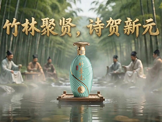 竹林聚贤，诗贺新元