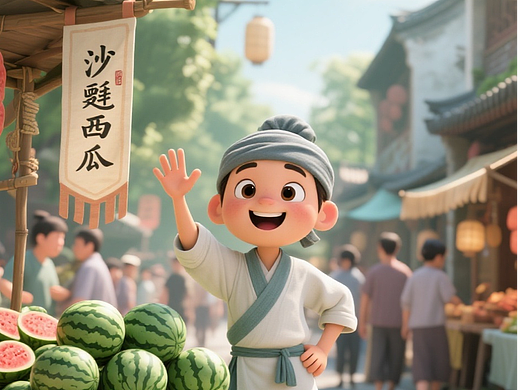 他的瓜，是古街的“多巴胺”开关 