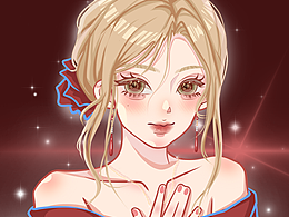 紅色氛圍感頭像