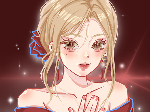 紅色氛圍感頭像（個人主頁-ZNzMxODAyNTI=） - 創(chuàng)作習(xí)作 - 站酷設(shè)計師肉肉不長肉原創(chuàng)素材 - 站酷ZCOOL