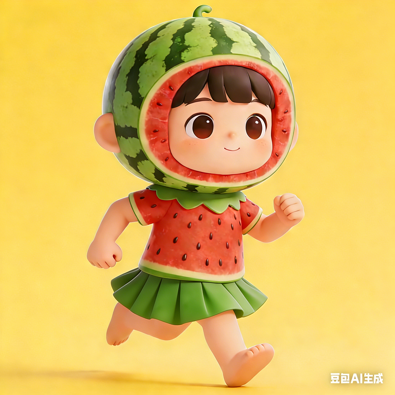 国风IP：我是夏季里耀眼的“快乐西呱呱”🍉（图ZNDAyODQwOTky） - 艺术插画 - 站酷设计师画画十口原创素材 - 站酷ZCOOL