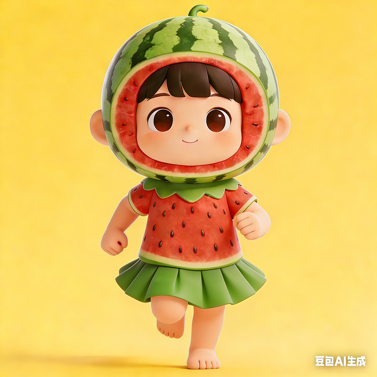 国风IP：我是夏季里耀眼的“快乐西呱呱”🍉（图ZNDAyODQwOTg0） - 艺术插画 - 站酷设计师画画十口原创素材 - 站酷ZCOOL