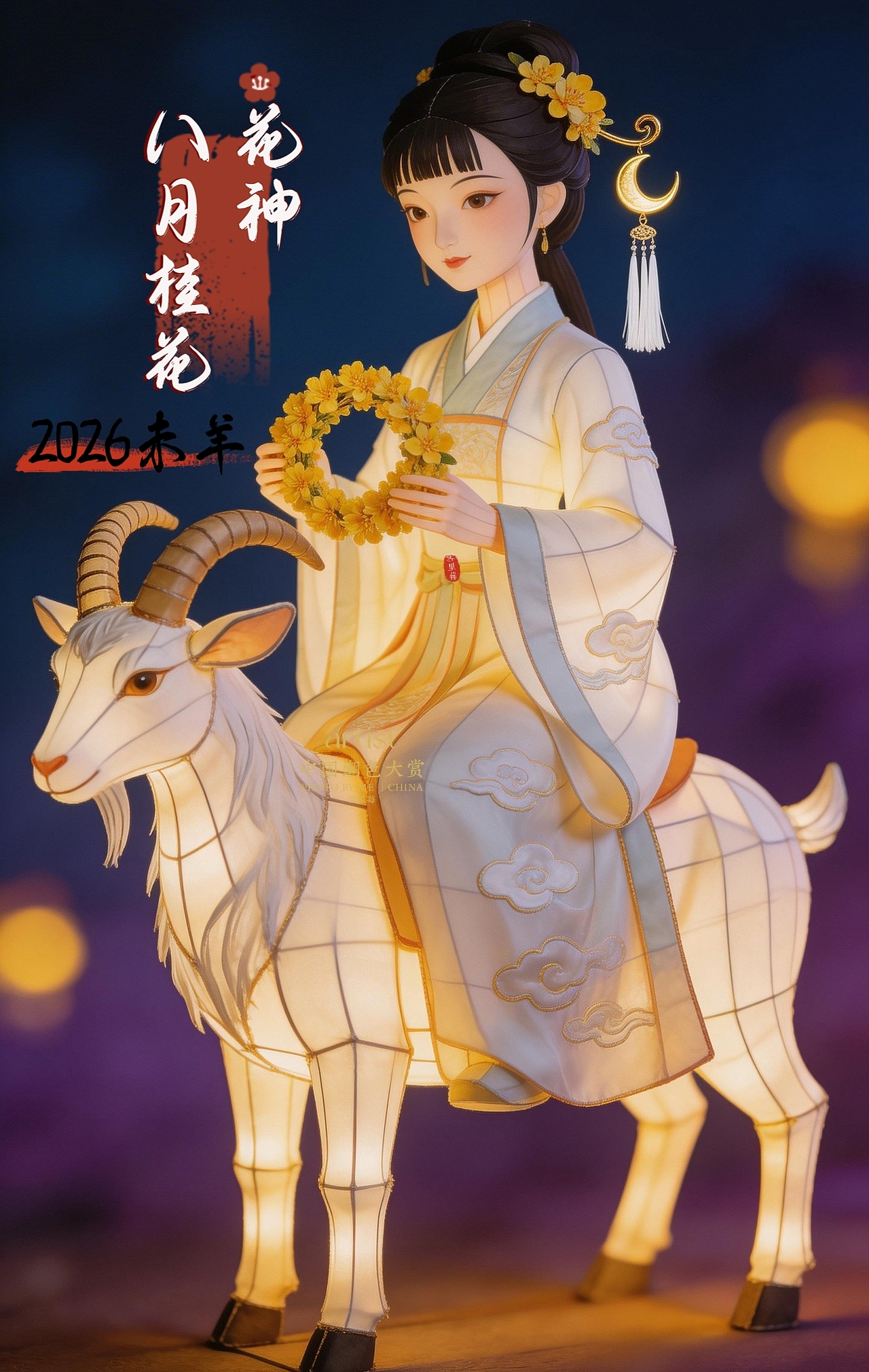 2026马年新春贺岁之非遗花灯十二月令花神生肖系列（图ZNDAyODQzMjYw） - 其他 - 站酷设计师雪里莓工作室原创素材 - 站酷ZCOOL