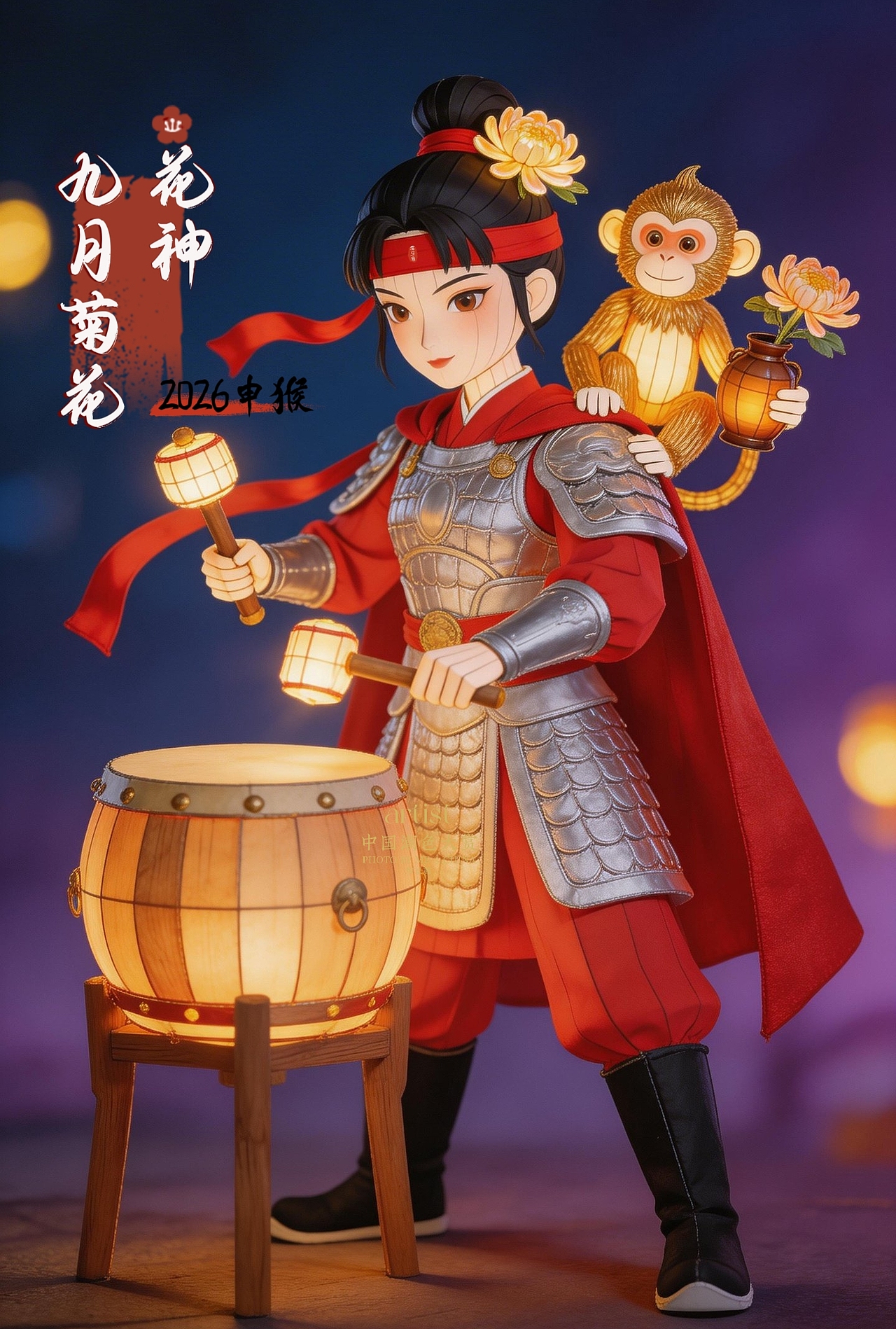 2026马年新春贺岁之非遗花灯十二月令花神生肖系列（图ZNDAyODQzMjY0） - 其他 - 站酷设计师雪里莓工作室原创素材 - 站酷ZCOOL
