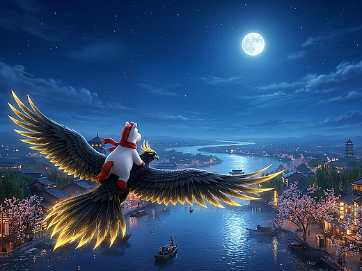 AI动画｜跨越千年距离，我把科大讯分学习机送给杜甫