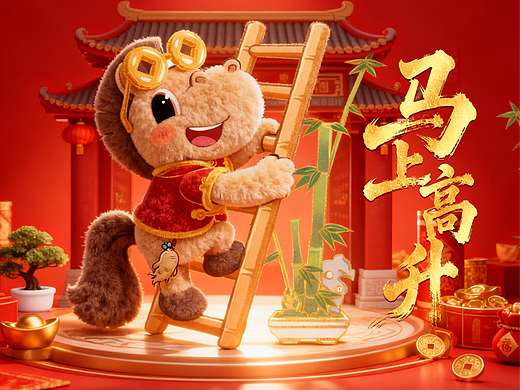 馬年新年IP全案 | 馬蹄踏福，笙聲不息（個人主頁-ZNzMxODExNTY=） - IP形象 - 站酷設計師天降文化原創(chuàng)素材 - 站酷ZCOOL