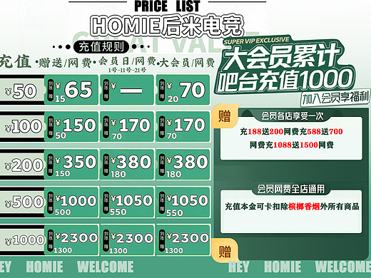 網(wǎng)咖充值表格設(shè)計(jì)