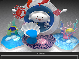 水饺店美陈设计