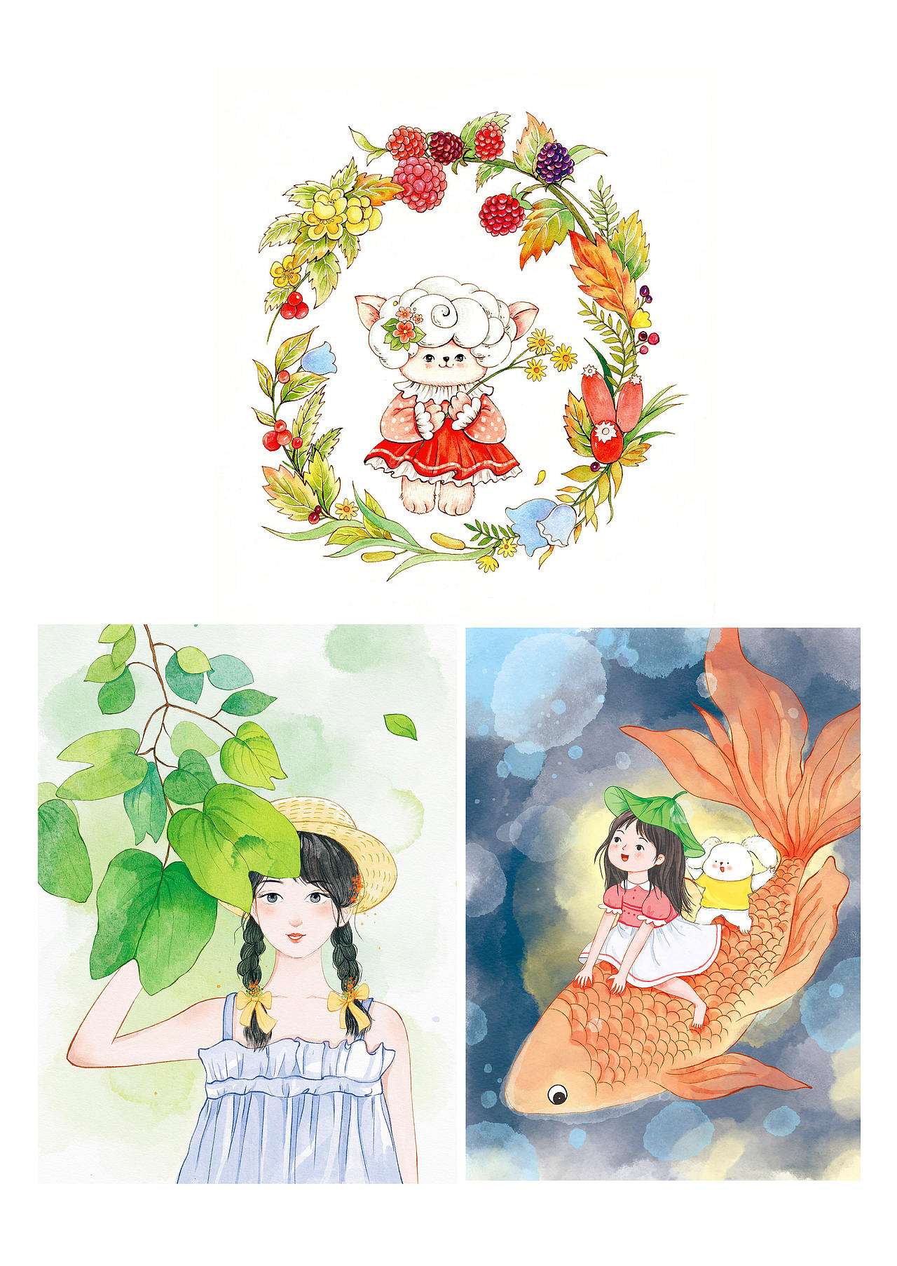 2025年插画作品小结（图ZNDAyODUyMDI0） - 儿童插画 - 站酷设计师默墨染原创素材 - 站酷ZCOOL