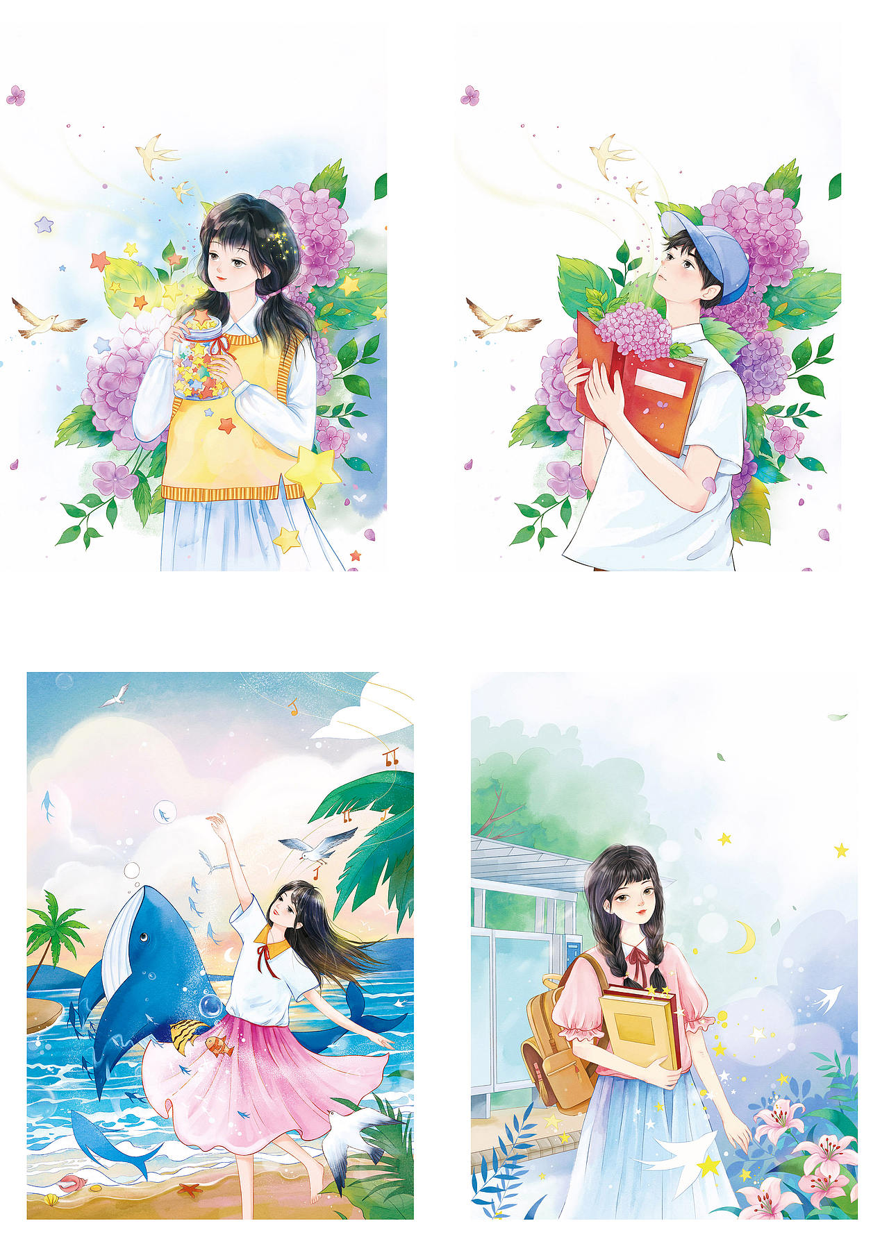 2025年插画作品小结（图ZNDAyODUyMDMy） - 儿童插画 - 站酷设计师默墨染原创素材 - 站酷ZCOOL