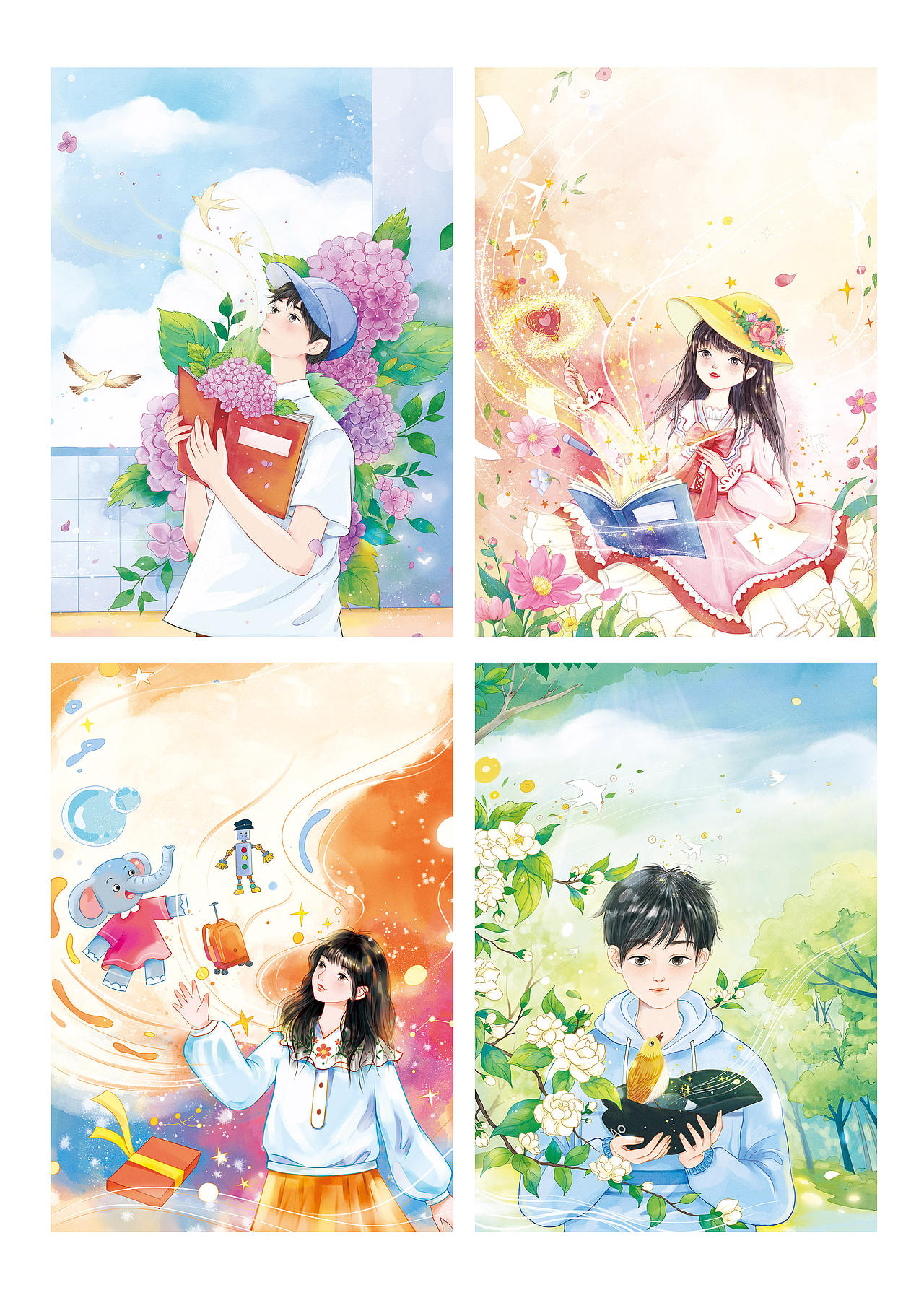 2025年插画作品小结（图ZNDAyODUyMDM2） - 儿童插画 - 站酷设计师默墨染原创素材 - 站酷ZCOOL